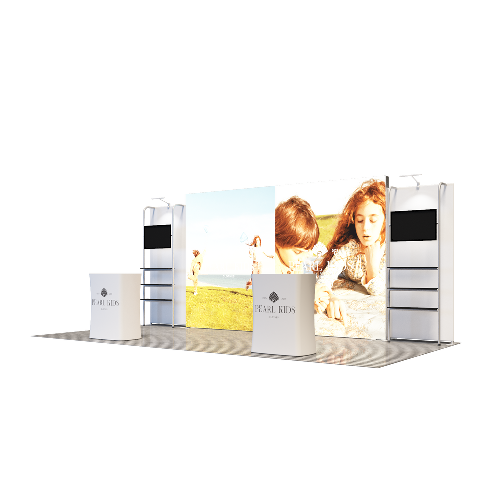10x20 Modular Exhibition Display Kit – Model 7