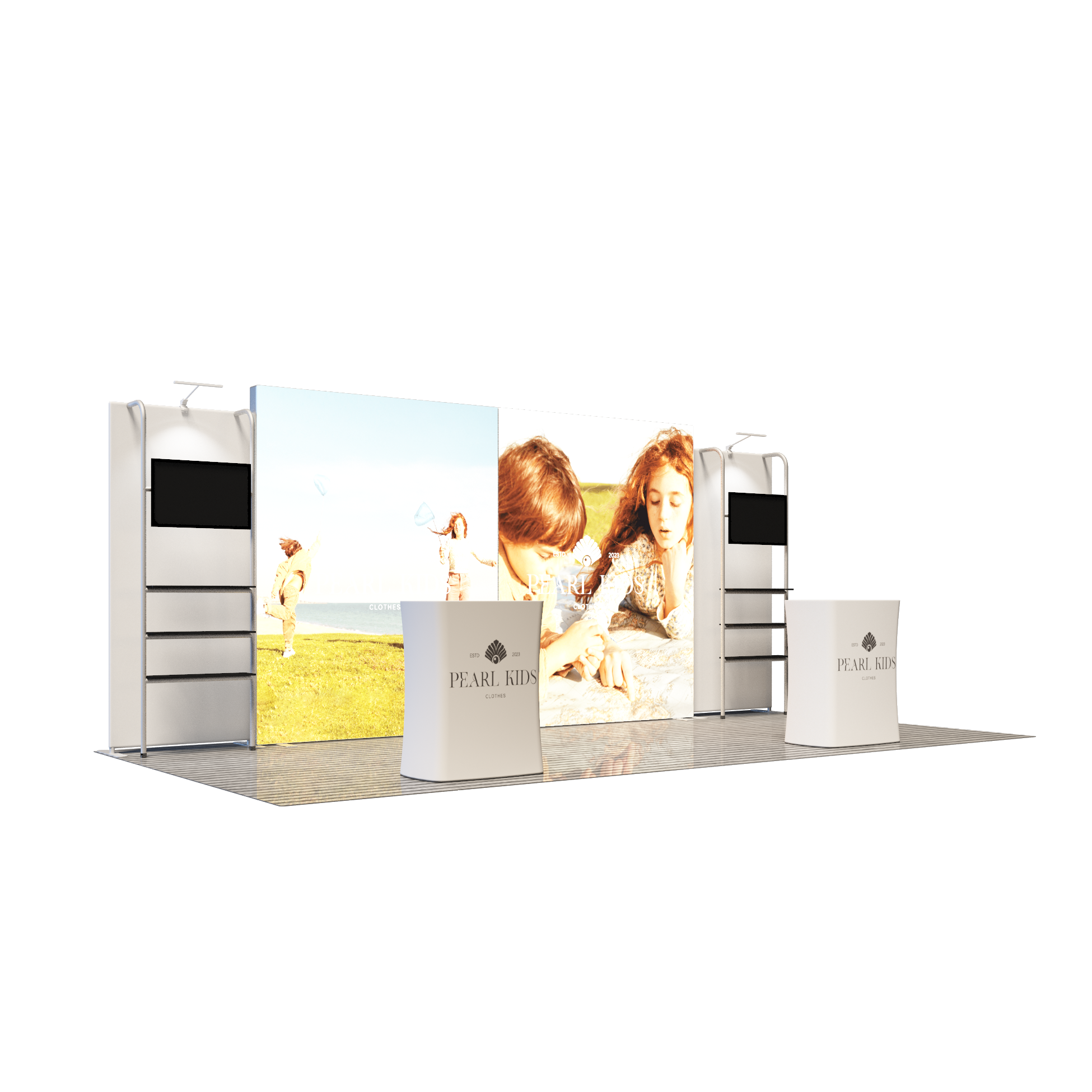 10x20 Modular Exhibition Display Kit – Model 7