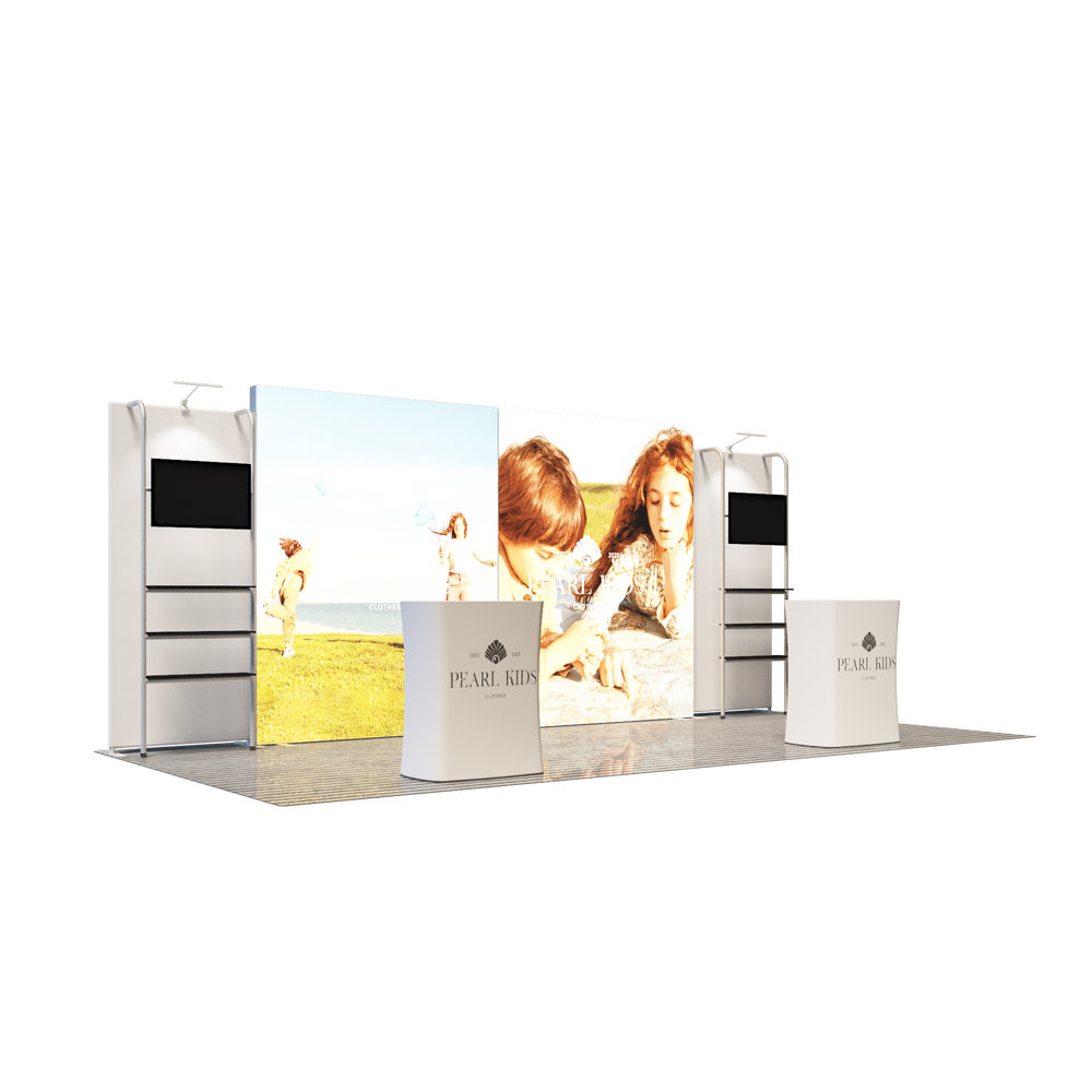 10x20 Modular Exhibition Display Kit – Model 7