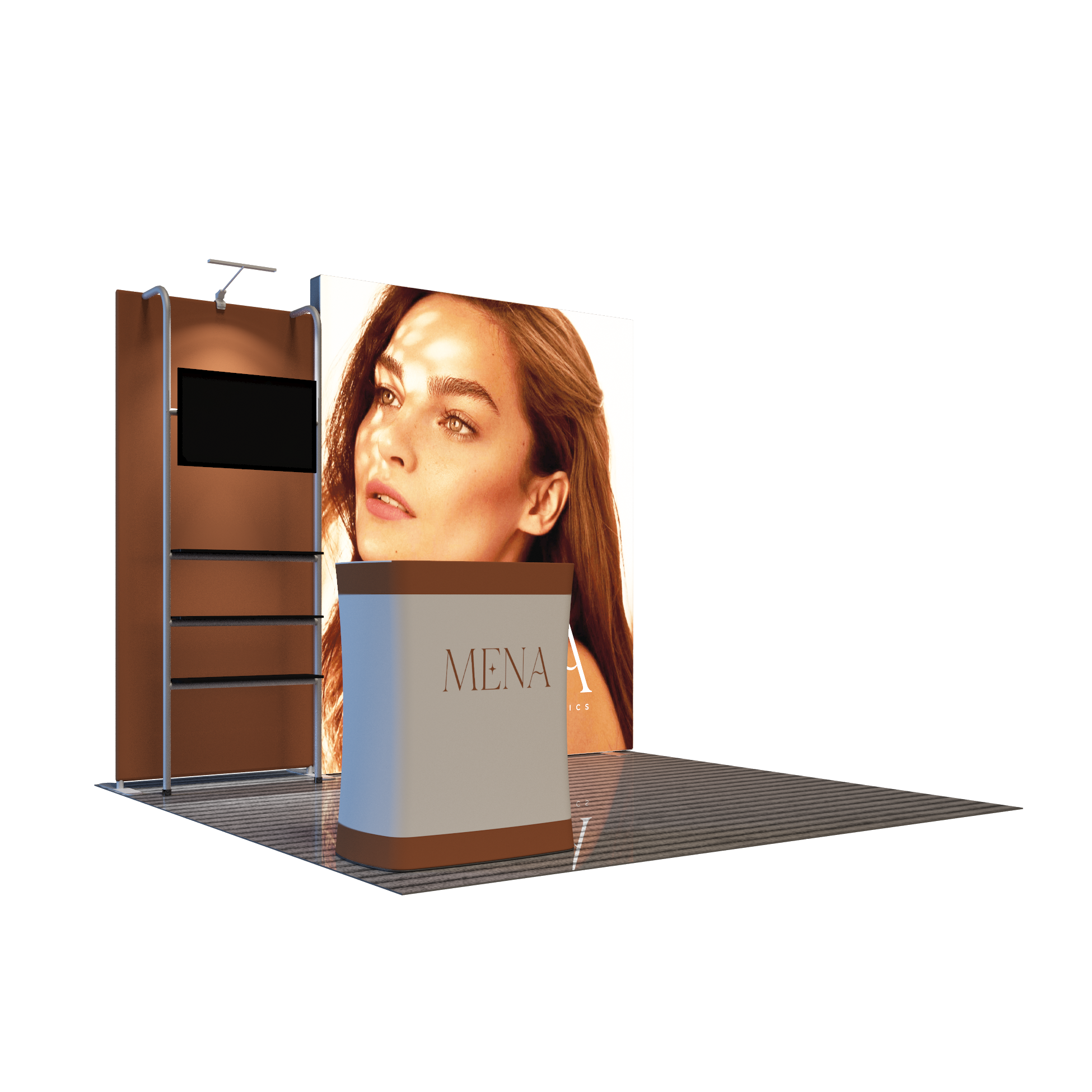 Premier 10x10 Exhibition Booth - Model 2