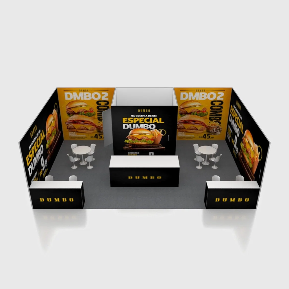 Modular Booth Kits 30ft x 20ft - Model 6