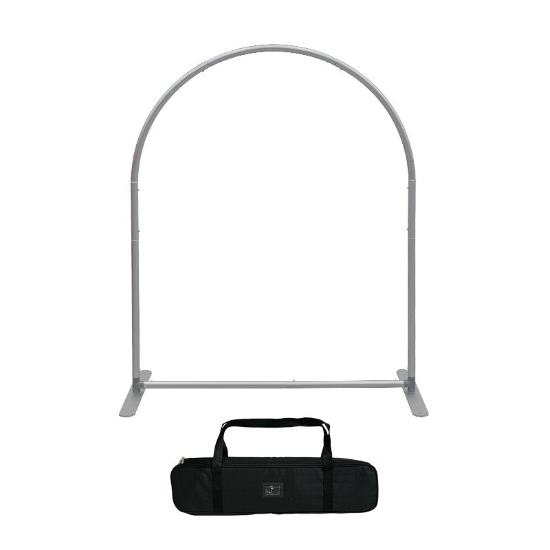 Parete multimediale con fondale in tessuto teso dritto