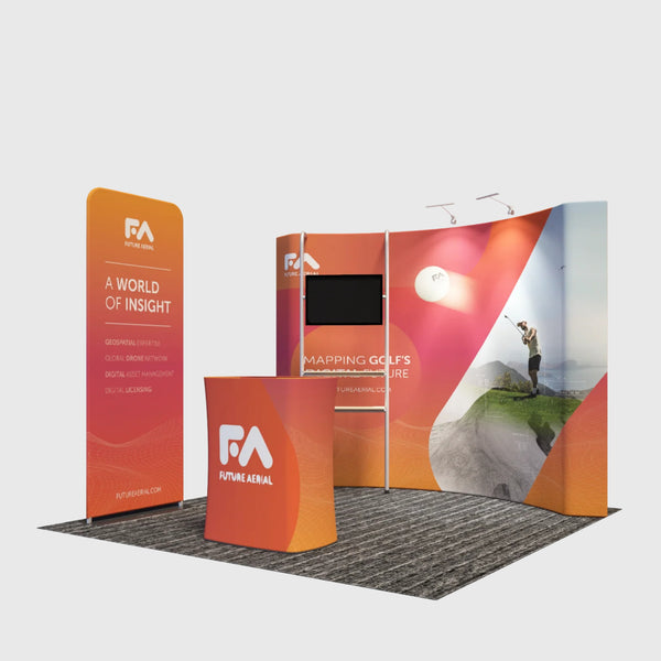 Portable Exhibit Display 10ft x 10ft - Model 23
