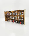 Portable Straight Pop-Up Wall with Shelves