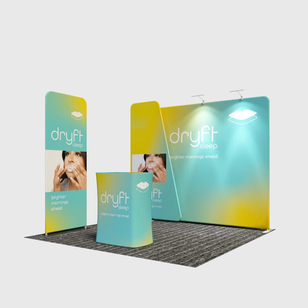 Portable Exhibit Display 10ft x 10ft - Model 24