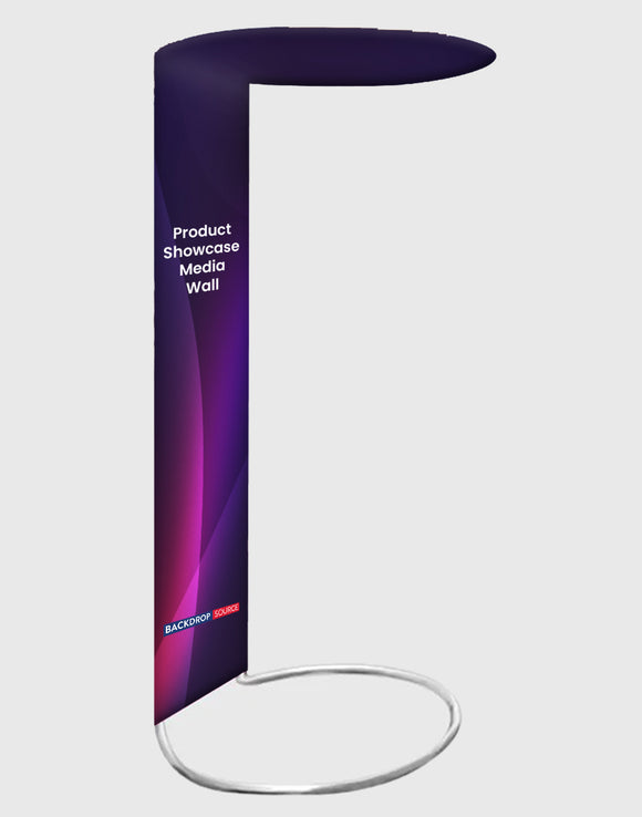 Esposizione di prodotti promozionali, parete multimediale