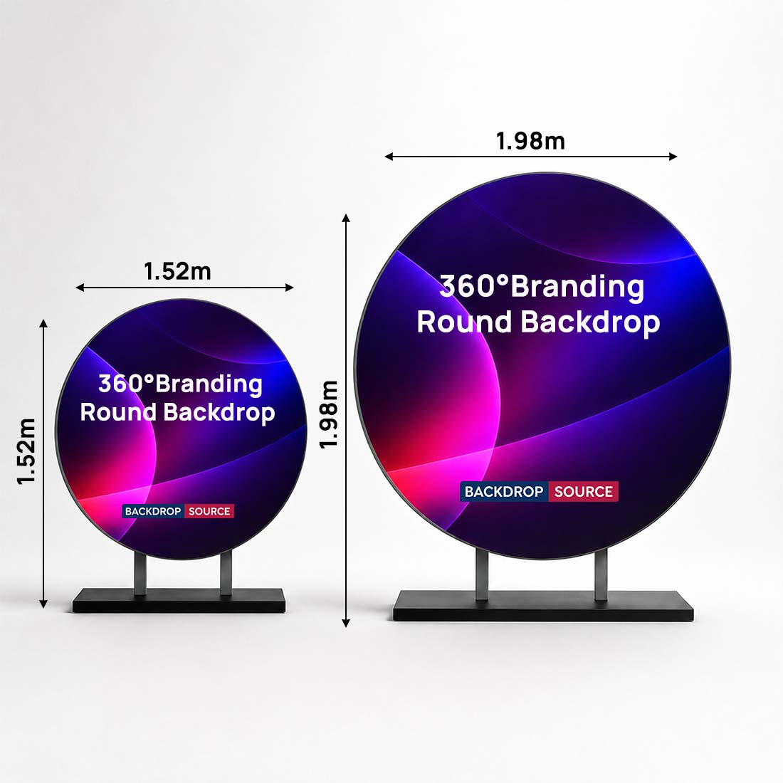 Fondale Circolare a 360° per il Branding