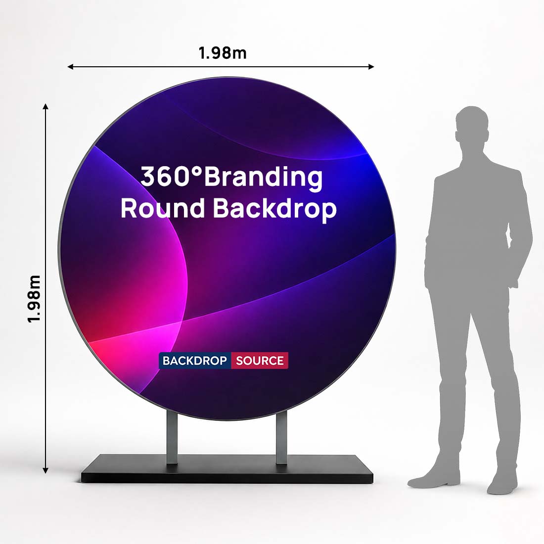 Fondale Circolare a 360° per il Branding