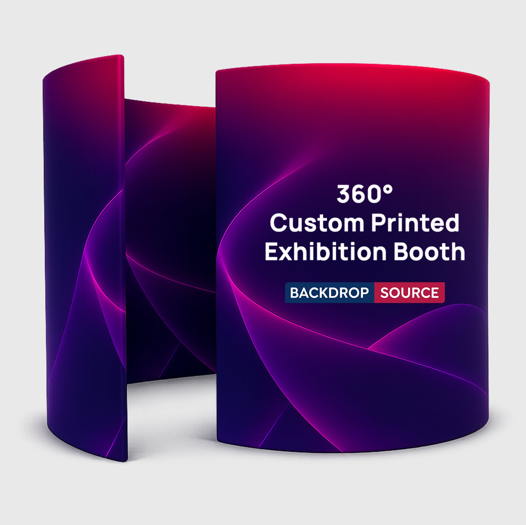 Stand espositivo stampato personalizzato a 360°