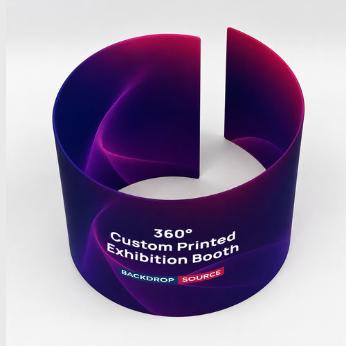 Stand de exposición con impresión personalizada de 360°
