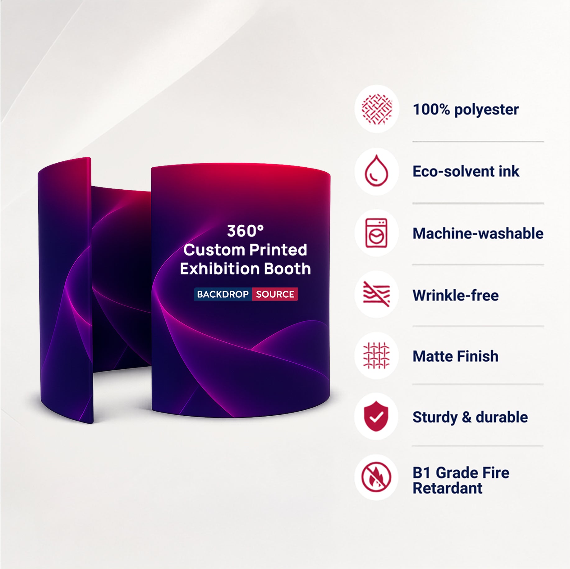 Stand espositivo stampato personalizzato a 360°