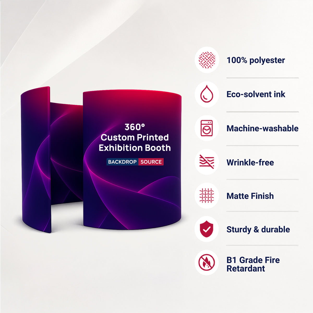 Stand espositivo stampato personalizzato a 360°