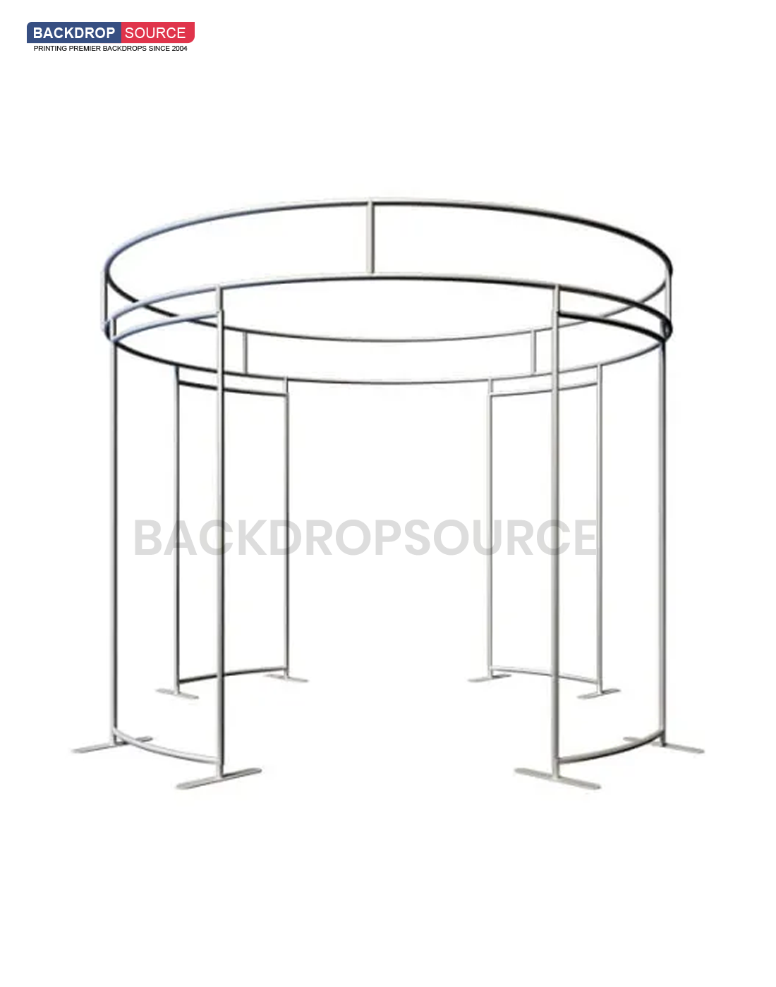 360 View 4 Panel Photo Booth Enclosure