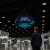 Banner sospeso Sky Tube Ellipse - a faccia in giù