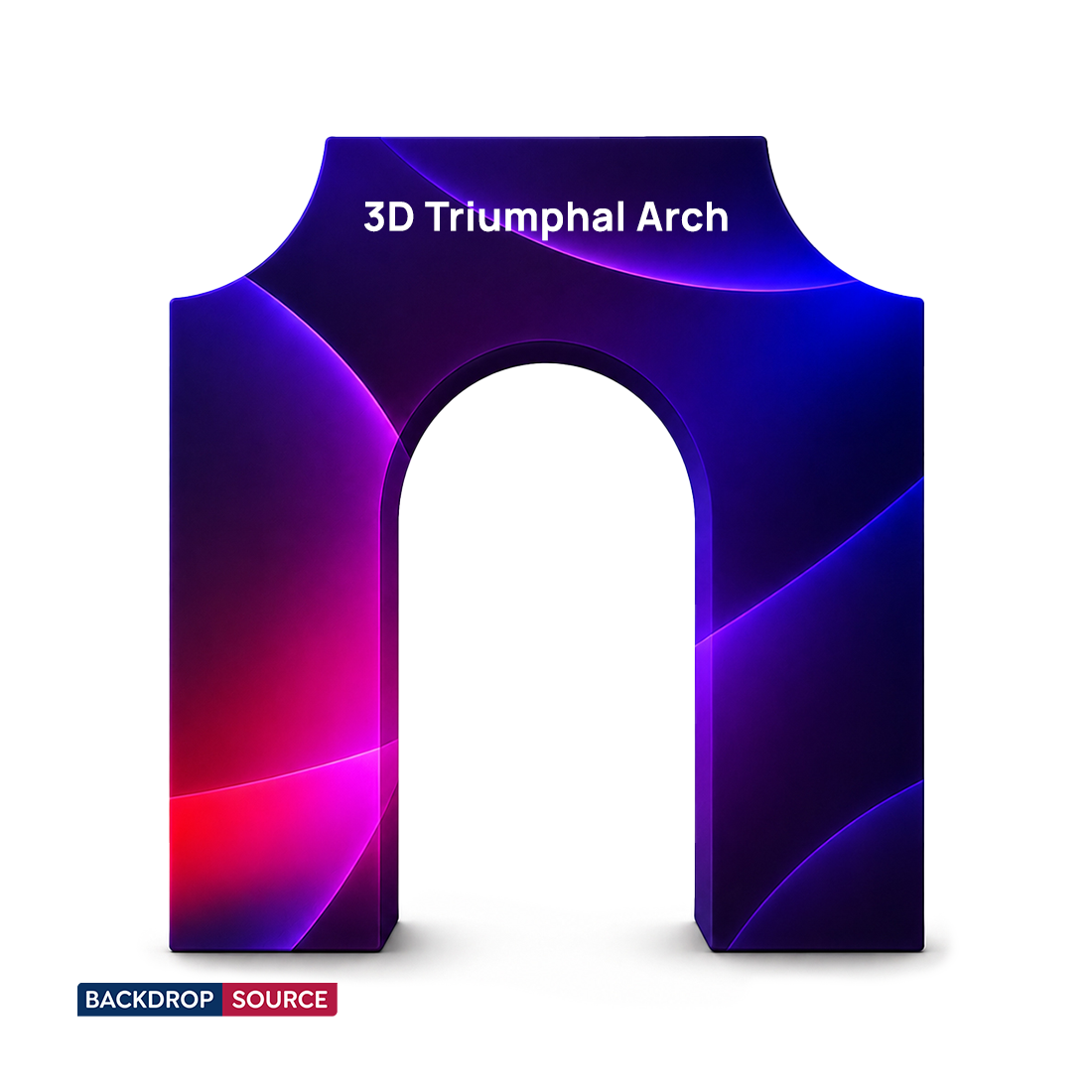 Sfondo 3D Arco di Trionfo in Tessuto