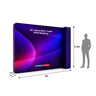 Espositore a fondale per fiere in tessuto L-Style 3D