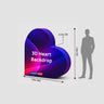 3D Heart Shape Backdrop