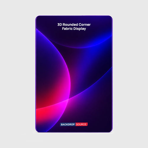 Espositore multimediale in tessuto tensionato 3D Wall Box