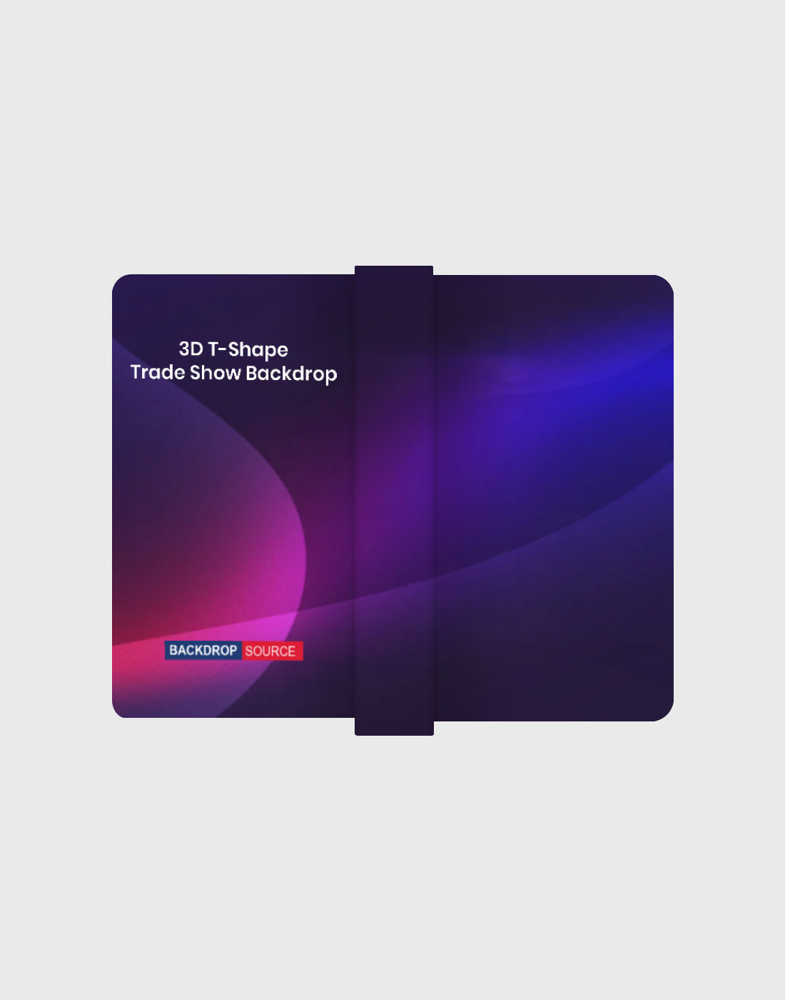 Parete multimediale in tensione 3D