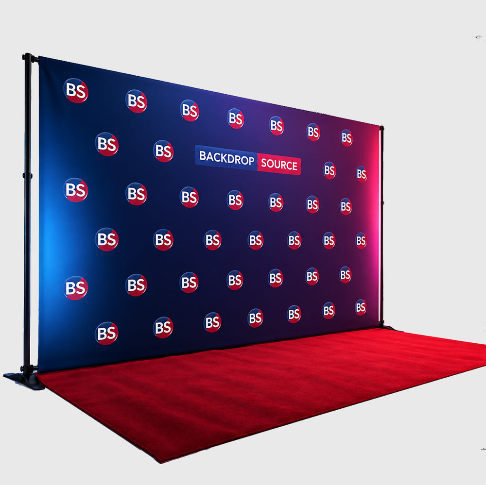 Fondali per pareti multimediali per eventi Step and Repeat