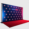 Fondali per pareti multimediali per eventi Step and Repeat