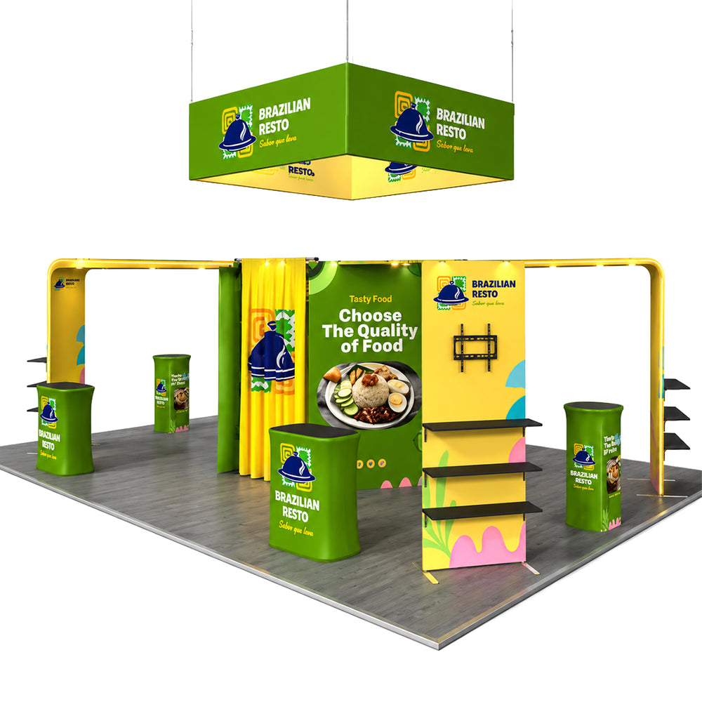 Stand modulari componibili 9m x 6m - Modello 4