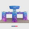 Kit stand modulari 9m x 9m - Modello 1