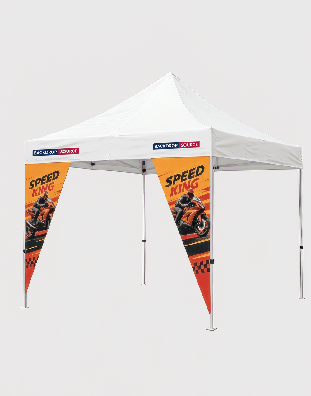Carpa con dosel personalizada y resistente (6,5 pies x 10 pies)