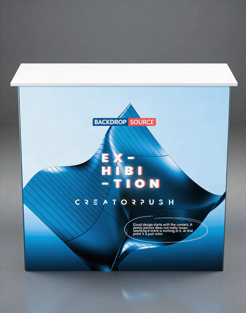 SEG Fabric Backlit Pop Up Counter