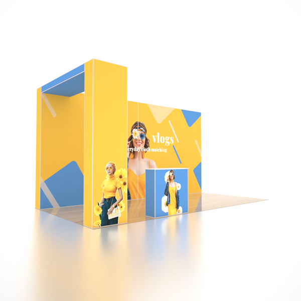 SEG Pro Popup Booth – Model 6 (20ft x 10ft)