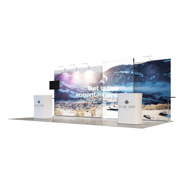 10x20 Modular Exhibition Display Kit – Model 4
