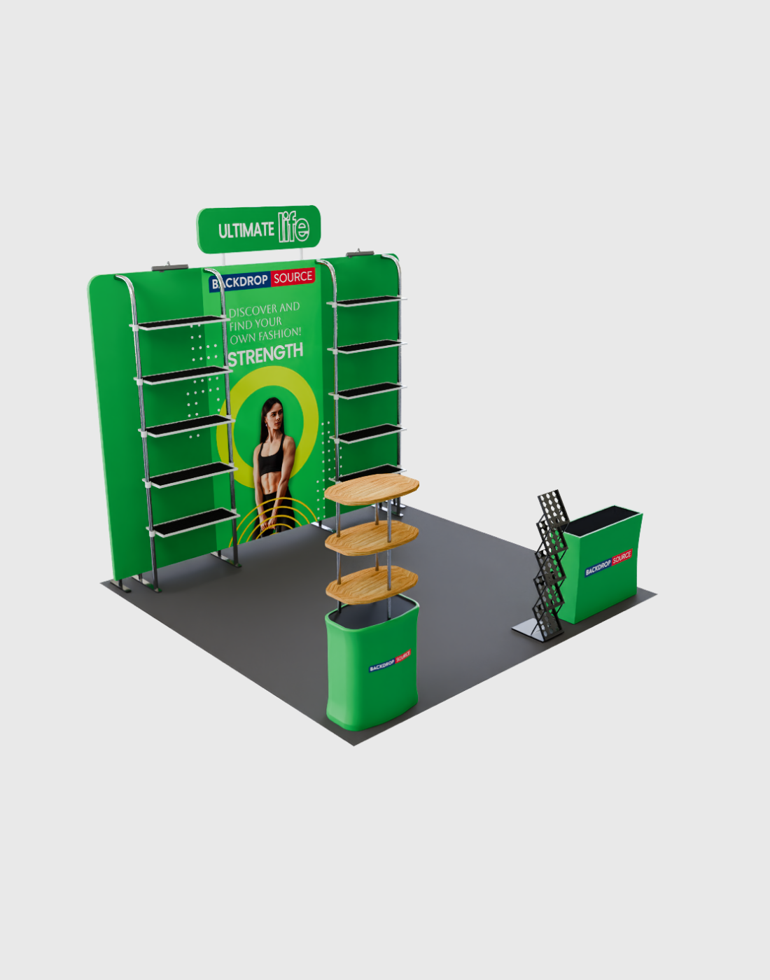 Espositore Portatile 3m x 3m - Modello 20