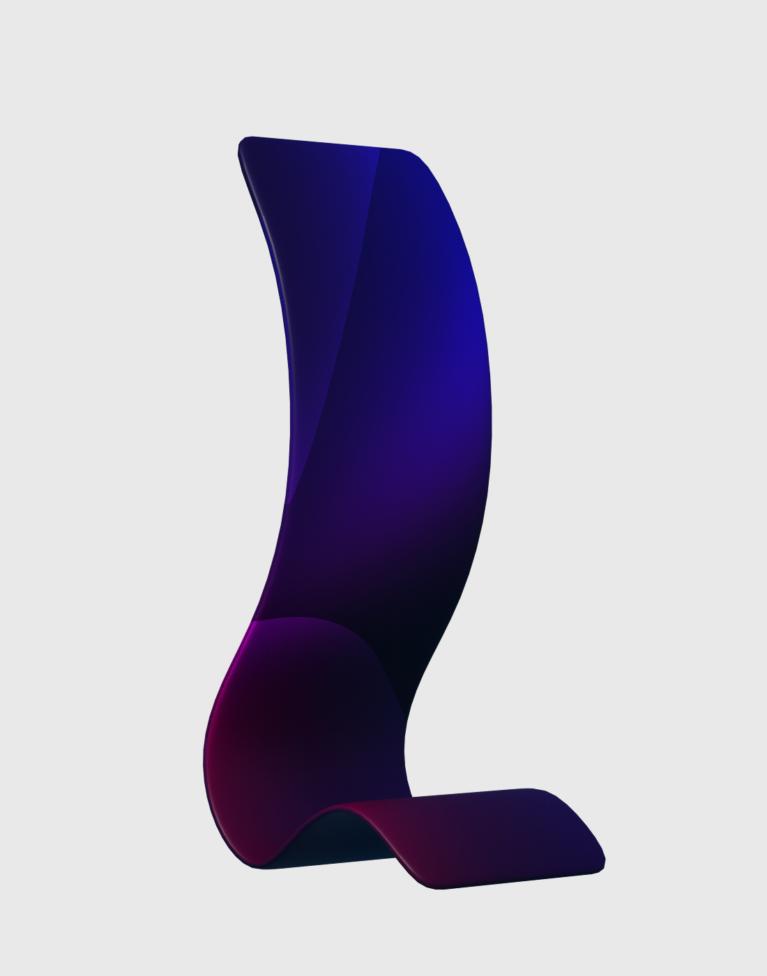 Espositori in tessuto a tensione a serpente