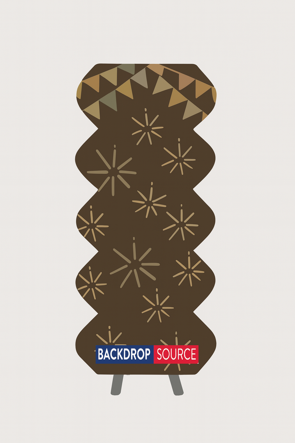 Parete multimediale con fondale in tessuto teso dritto