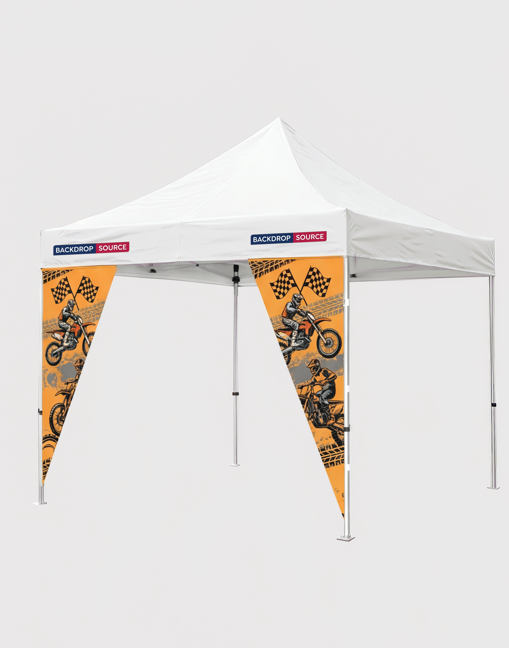 Carpa con dosel personalizada y resistente (6,5 pies x 10 pies)