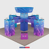 Kit stand modulari 9m x 9m - Modello 1