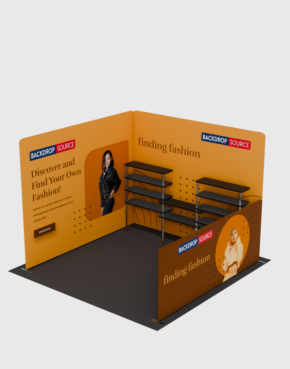 Stand Espositivo Portatile 3m x 3m - Modello 21