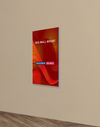 Wall-Mounted SEG Fabric display - 0.8" Depth