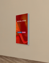 Wall-Mounted SEG Fabric display - 2.4" Depth