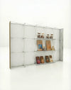 Portable Straight Pop-Up Wall with Shelves