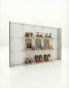 Portable Straight Pop-Up Wall with Shelves