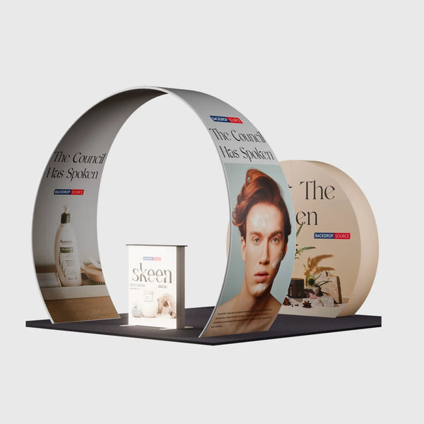 Portable Exhibit Display 10ft x 10ft - Model 34