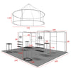 Modular Booth Kits 20ft x 20ft - Model 09
