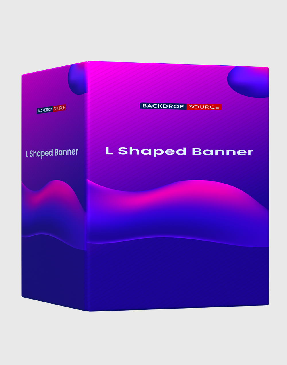Espositore per Banner in Tessuto a L