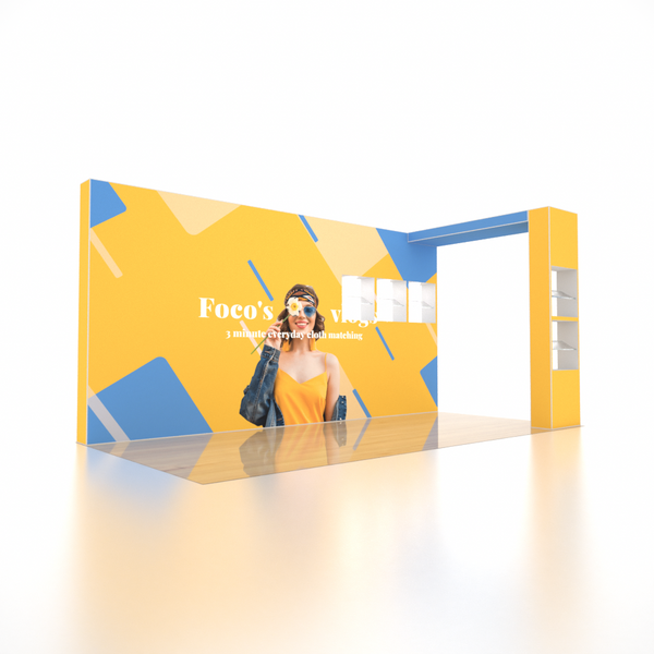 SEG Pro Popup Booth – Model 8 (20ft x 10ft)