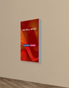 Wall-Mounted SEG Fabric display - 2.4" Depth