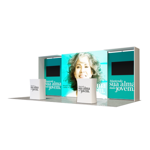 3m x 6m Modular Exhibition Display Kit – Model 5