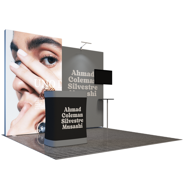 Premier 3m x 3m Exhibition Booth - Model 4