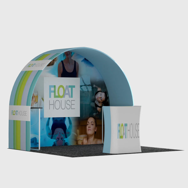 Portable Exhibit Display 10ft x 10ft - Model 27