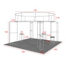 Modular Booth Kits 20ft x 20ft - Model 22